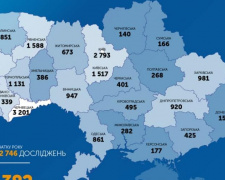 +477 за добу: кількість виявлених в Україні випадків коронавірусу сягла 22382