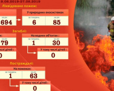 На Донеччині протягом минулого тижня виникло 137 пожеж, одна людина загинула на воді
