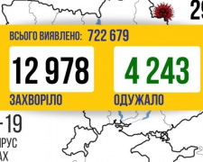 COVID-19 в Україні: 12 978 нових випадків
