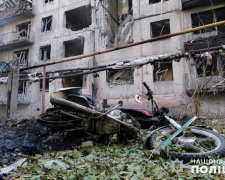 У поліції Донеччини показали наслідки вчорашнього бомбардування Мирнограда
