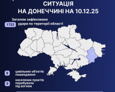 Унаслідок обстрілів Донеччини є поранений