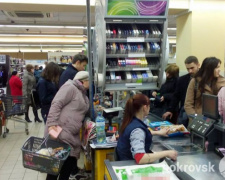 В супермаркетах Покровска введено ограничение на количество покупателей
