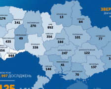 В Україні підтверджено 6 125 випадків COVID-19