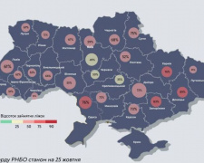 Донецька область лідирує за заповненістю ковідних відділень
