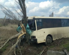 На Донетчине попал в аварию автобус с шахтерами