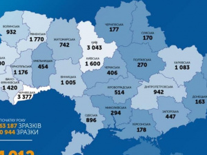 Кількість випадків COVID-19 в Україні перевищила 24 тисячі