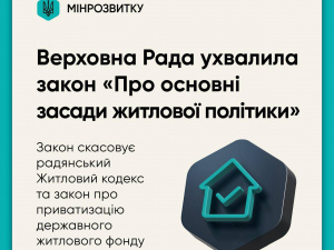В Україні скасували совєтський Житловий кодекс