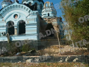 Храм Різдва Пресвятої Борогородиці в Новоекономічному вже вчетверте постраждав внаслідок обстрілу (сюжет)