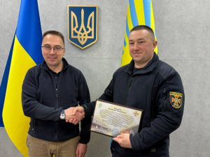 Сергій Добряк відзначив роботу особового складу 9 ДПРЗ