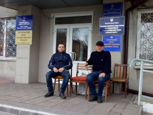 Акция протеста шахтеров «Краснолиманской» в Покровске продолжается