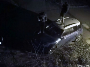 У Покровську поліцейські встановили осіб, які вночі пошкодили автівку під час селфі