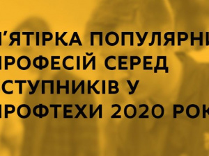 ТОП-5 популярних професій серед вступників у профтехи 2020 року