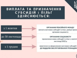 Призначенням субсидій з грудня займатиметься Пенсійний фонд