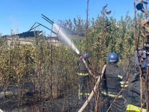 У Новогродівській громаді виникла пожежа внаслідок обстрілу