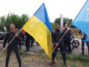 Мотоспільнота Добропілля приєдналася до мотопробігу Єдності України