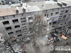 Наслідки російської атаки на Мирноград і Новогродівку показали в поліції Донеччини