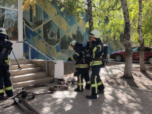 Рятувальники Покровська провели навчання на території Покровської міської ТВК