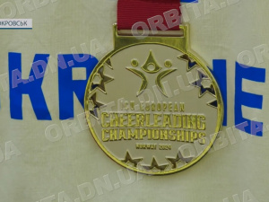 Золото Чемпіонату Європи: покровські черлідерки виступили у складі збірної України