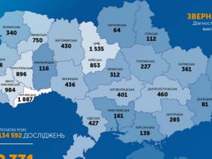 В Україні підтверджено 12331 випадок COVID-19