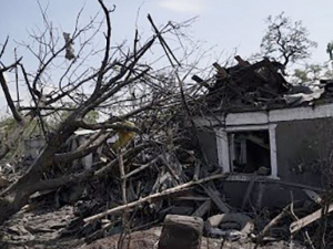 У селі Миколаївка Новоекономічного старостинського округу внаслідок обстрілу пошкоджено 39 будинків