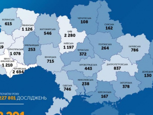 Кількість хворих на COVID-19 в Україні перевищила 18 тисяч