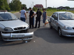 В Покровске произошло ДТП с участием двух «Ланосов»