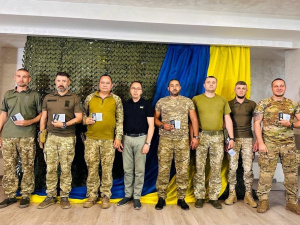 До Дня захисників та захисниць України та Дня ТРО у Покровську відбувся урочистий захід
