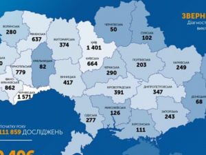 Кількість підтверджених випадків COVID-19 в Україні перевищила 10 тисяч
