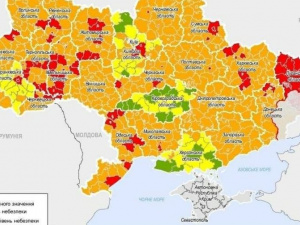 В Украине обновили эпидемические зоны. Покровск и Мирноград остались в «оранжевой»