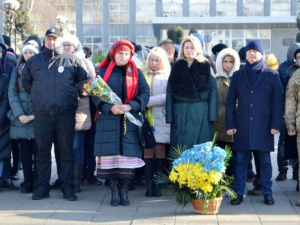 У Покровську відбувся мітинг, присвячений Дню гідності та свободи