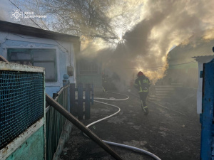 У Покровському районі на пожежі загинула жінка