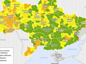 Покровскому району и Мирнограду присвоен «желтый» уровень эпидемической опасности COVID-19
