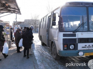 Графік руху маршруток у Покровську 31 березня
