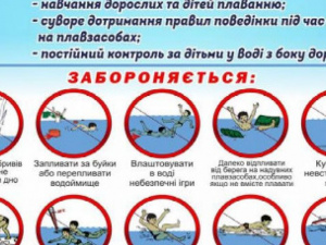 Рятувальники Донеччини нагадують правила поводження на водних об’єктах