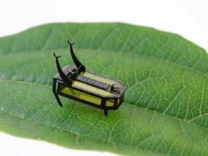 Инженеры создали крошечного жука-робота, работающего на спирте