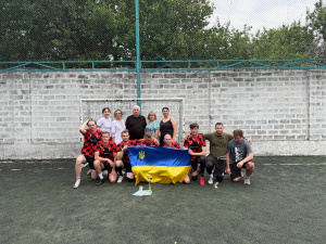 Гродівська ТГ організувала в Дніпрі змагання з мініфутболу до Дня Конституції України