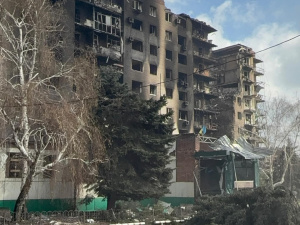Фото з Покровська на початку квітня 2025 показав Денис Христов