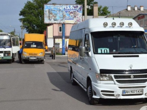 Графік руху маршрутних автобусів по Покровську 17 липня