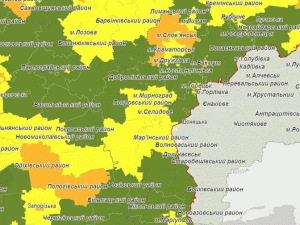 З понеділка Покровськ та Мирноград знаходитимуться у жовтій зоні епідемічної небезпеки