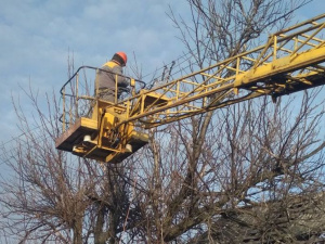 На Донеччині через негоду частково знеструмлені 40 населених пунктів