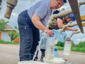 Підвіз питної води в Покровську та Родинському 18 червня