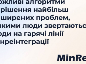 Гаряча лінія Мінреінтеграції з кризових питань: про що найчастіше запитують українці