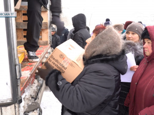 Жителі Піщанського старостинського округу отримали продуктові набори від GEM