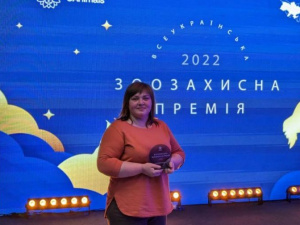 Світлана Остапкова з Мирнограда отримала Всеукраїнську зоозахисну премію