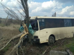 На Донетчине попал в аварию автобус с шахтерами