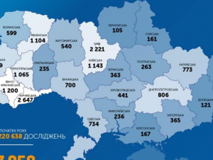 В Украине за сутки – более 500 новых случаев коронавируса