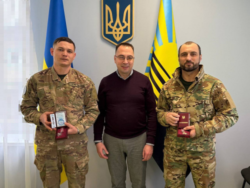 Сергій Добряк відзначив військових, які боронять Покровський напрямок