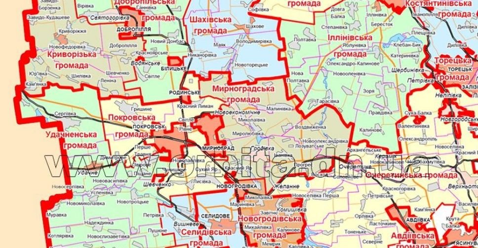 Карта покровска донецкой области с улицами и номерами домов