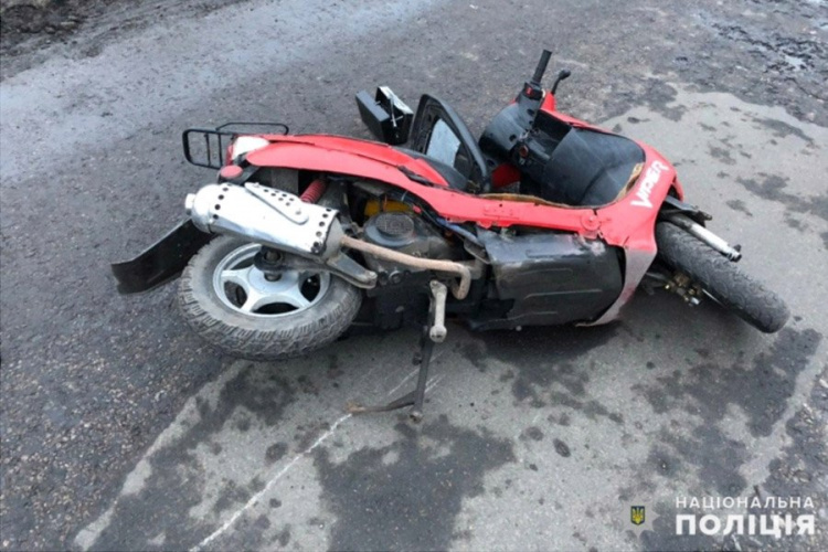 У ДТП під Новогродівкою постраждав водій скутера