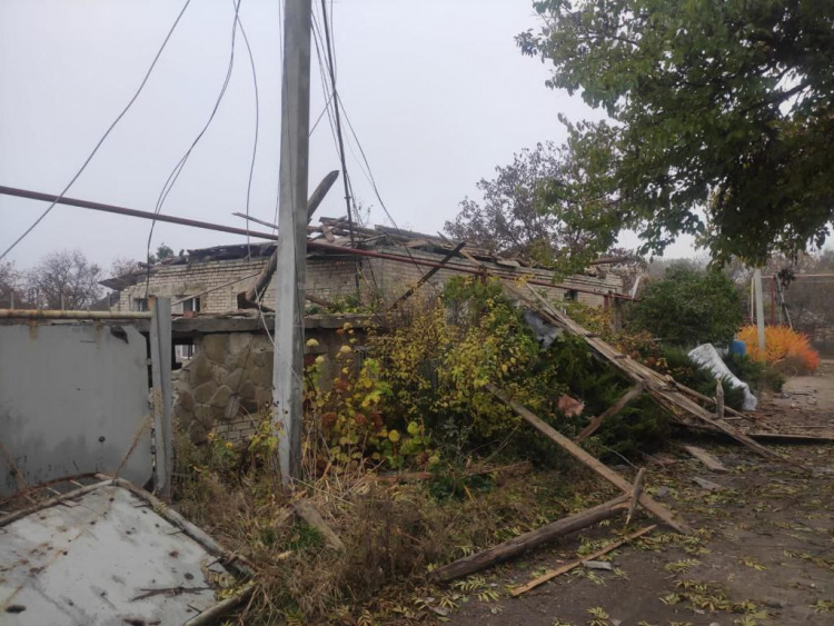 25 жовтня ворожі снаряди дістали 5 населених пунктів Донеччини